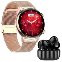 Kit Romance G-Tide Watch Romance Gold + Fone H21 Black