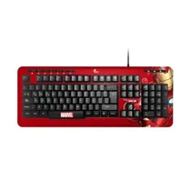 Teclado USB Xtech XTK-M401IM Iron Man Rojo Español Multimedia PSJ