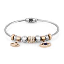 Pulseira Feminina Daniel Klein DKJ.3.2088-2 - Prata/Dourado