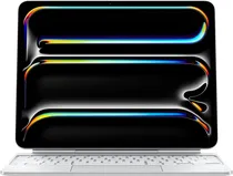 Apple Magic Keyboard para iPad Pro 13 (M4) Inglês MWR43LL A2974 Branco (iPad Não Incluído)
