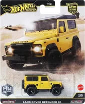 Carrinho Land Rover Defender 90 Hot Wheels Premium Mattel - JBK74