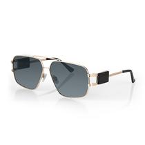 Oculos de Sol Masculino Daniel Klein DK3268-1 / Estilo Aviador - Preto/Dourado