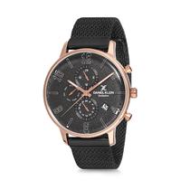 Relogio Analogico Masculino Daniel Klein Exclusive DK12165-6 - Rosa Ouro e Preto