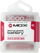 Pilha Mox AA Recarregavel 3000MAH MOB4AA30 (4 Unidades)