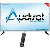 Audisat TV Smart 55" LED AD-55 3 HDMI, 2 USB, Mini A.V, A.V In, RF In, Coaxial, J Black