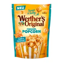 Pipoca de Milho Caramelo Salgado Werthers Original Pacote 140G