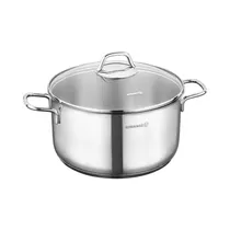 Cacerola Con Tapa Korkmaz Perla A1571 6.8L 26 CM Plata