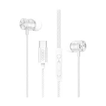 Fone de Ouvido com Conector USB-C Xo EP80 (Metal) - Branco