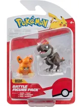 Pokémon Pawmi + Tyrunt Jazwares Battle Figure - PKW3572
