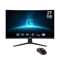 Monitor 27 MSI G27C3F Gaming Curved 180HZ 1MS + Mouse