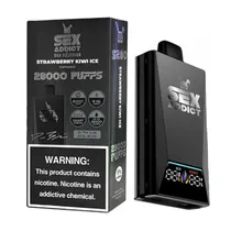 Pod Descartável Sex Addict Black S280 Kiwi Watermelon Ice 28.000 Puffs