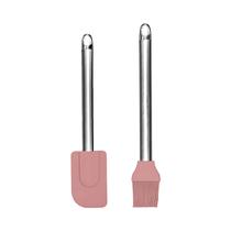 Pincel Y Espatula de Silicona Cookstyle LH-1397 Rosa