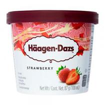 Sorvete Haagen Dazs Mini Strawberry 100ML