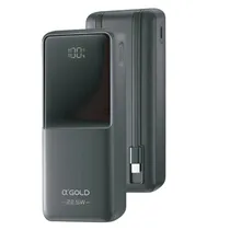 Carregador Portátil A'Gold Pro BTE-41 22,5 W 20000 Mah - Preto