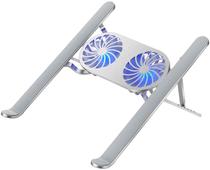 Suporte com Cooler para Notebook de Ate 17" Wiwu S400 Pro Silver