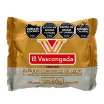 Alfajor La Vascongada Recheio Doce de Leite Cobertura Chocolate Branco 60G