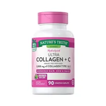 Colágeno Hydrolized Collagen Nature's Truth 3000MG 90 Capsulas