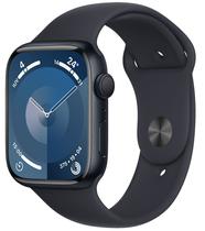 Apple Watch Series 9 MR993LW/A 45MM GPS - Midnight Aluminum/Sport Band (Caixa Feia)