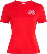 Camiseta Tommy Hilfiger WW0WW40390 Sne - Feminina