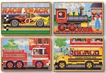 Puzzles Veiculo Madera Melissa & Doug 13794 (4 X 12 Pecas)