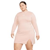 Vestido Femenino Nike Sportswear Air Plus Size Mangas Largas