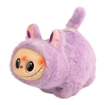 Boneco Labubu Pulseira - com Música e Luzes - Roxo