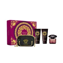 Kit Perfume Versace Crystal Noir Edt 4 Piezas
