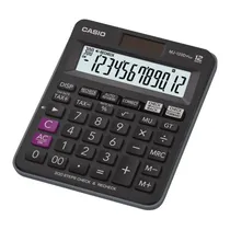 Calculadora Casio MJ-12DPLUS-BK 12 Dígitos
