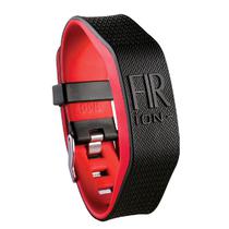 Pulseira e-Energy Fir Power Triple Bicolor G/GG - Preto/Vermelho