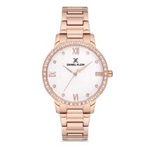 Relogio Analogico Feminino Daniel Klein DK.1.12727-6 Premium Ladies / Pulseira de Aco Inoxidavel - Rose Gold