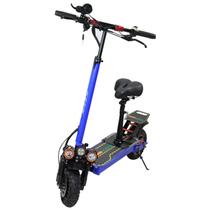 Patinete Eletrico Keen S10 com Assento / 10" / 40KM/ H / 500W / 100/ 240V ~ 50/ 60HZ - Azul