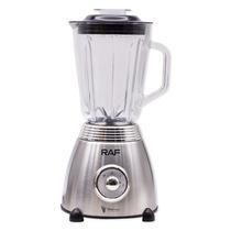 Liquidificador Eletrico Raf Blender R.2837 / 1.5 Litros / 1000W / 2 Velocidades + Pulsar / 220V ~ 50HZ - Prata