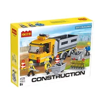 Juguete de Construcción Cogo Construction Under Construction 4128 263 Piezas