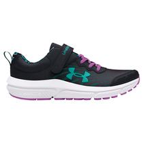 Tenis Under Armour Infantil Feminino Assert 10 Ac Printed 28.5 Preto/Roxo - 3027407-001