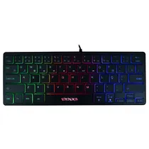 Teclado Satellite AK-871 Mini USB / RGB / Portugues - Preto