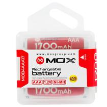 Pilha Recarregavel AAA Mox MOB4AAA17 de 1.700 Mah 1.2V - 4 Unidades