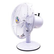 Ventilador para Mesa Alfa DK-17C-2 Rotativo com 3 Velocidades / 10" / 30W /220-240V ~ 50HZ - Branco