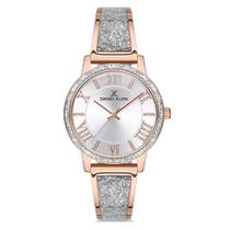 Relogio Analogico Feminino Daniel Klein DK.1.12726-1 Premium Ladies / Pulseira de Aco Inoxidavel - Prata/Rose Gold