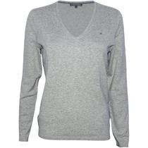 Sueter Tommy Hilfiger Feminina 1M87650121-039 L Cinza