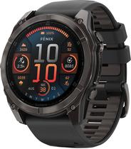 Relogio GPS Garmin Fenix 8 51MM Amoled Sapphire 010-02905-20 - Carbon Gray DLC Titanium