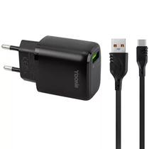 Carregador Yookie EI2Y USB de 18 Watts + Cabo USB-C