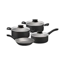 Juego de Ollas Tramontina Linz 28299/008 Negro 4 Piezas
