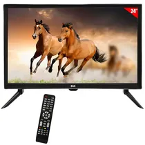 TV LED 24" BAK BK-24D Full HD HDMI/USB com Conversor Digital
