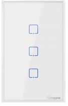 Interruptor de Parede Smart Sonoff T2US3C Wi-Fi 2V - White