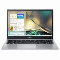 Notebook Acer Aspire 3 A315-24P-R2AG - AMD Ryzen 5 7520U 2.8GHZ - 8/512GB SSD - com Capa - 15.6" - Pure Silver