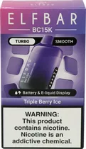 Vape Descartável Elf Bar BC15K Triple Berry Ice - 15000 Puff