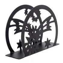 Porta-Guardanapos Decorativo - Estrela Cadente Preta