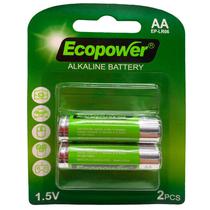 Pilha Alkalina Ecopower EP-LR06 AA 1.5V/2 Pecas