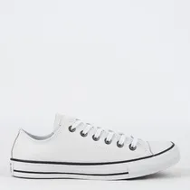 Calzado Converse Chuck Taylor Ox Cuero Blanco