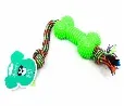 Original Juguete p/Mascota Limpiador c/Cuerda 92218 Verde
